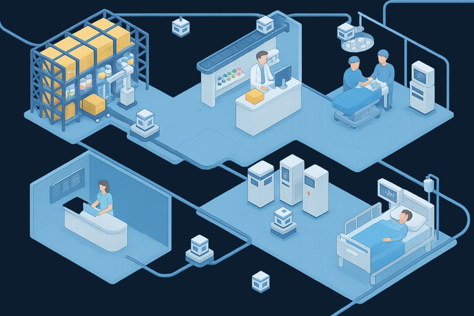 Hospital smart solution layout